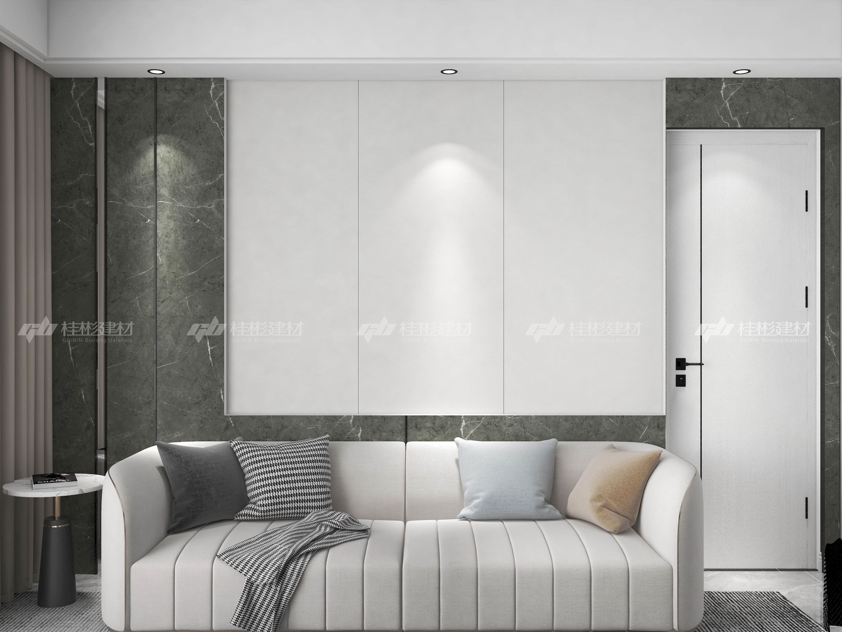 木饰面系列蜂窝大板-GB614004 皮纹-效果图