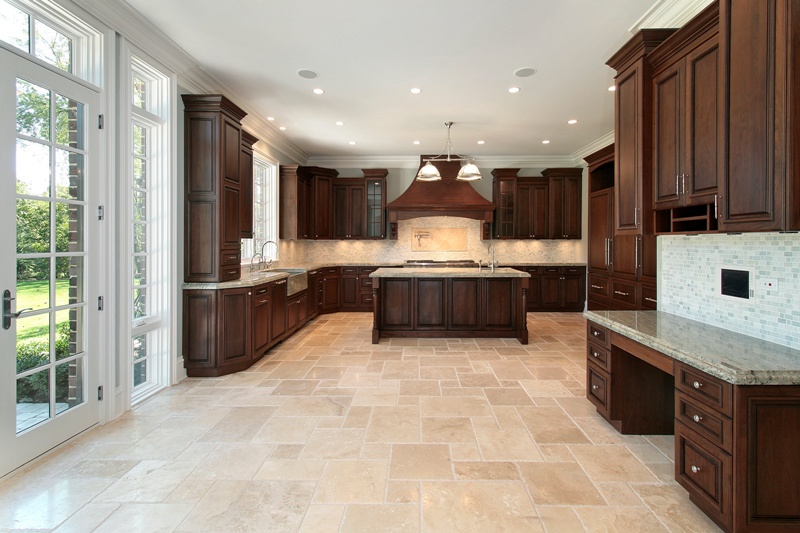Large kitchen in new construction home